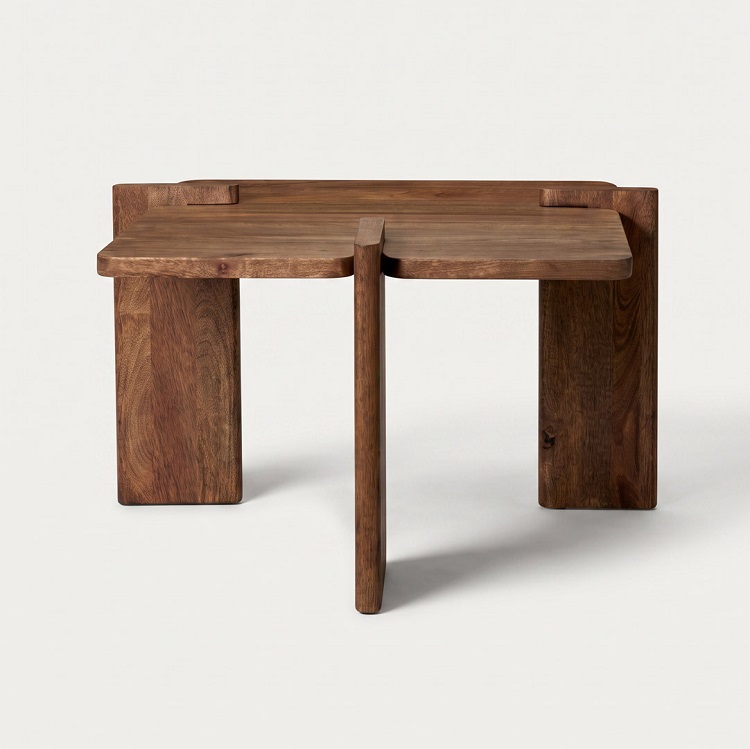 Side Table Mango Wood 55x59x35cm - Image 2