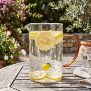 Fruit Glass Pitcher 1.60 Lt (4 Designs)