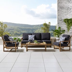 Marquise Triple Lounge Set with Cushions