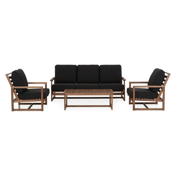 Marquise Triple Lounge Set with Cushions - Image 4