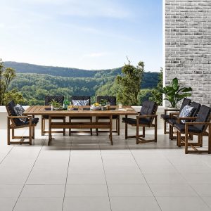 Marquise Table Granite Top 240x120cm Incl 8 Chairs