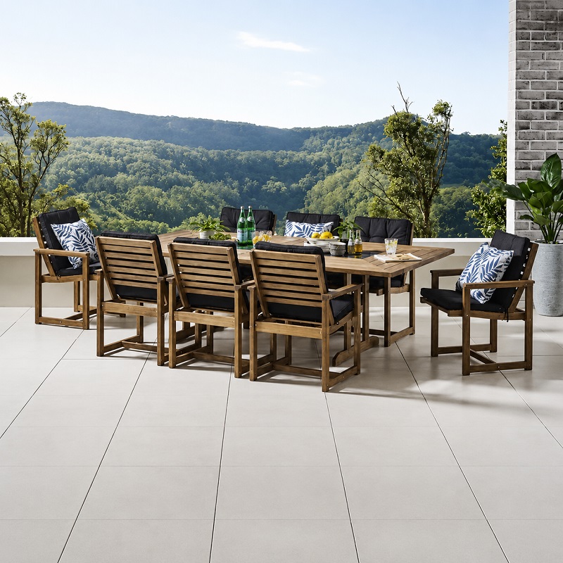 Marquise Table Granite Top 240x120cm Incl 8 Chairs - Image 2