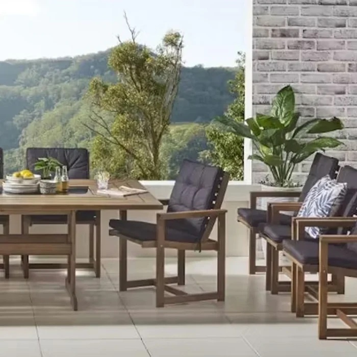 Marquise Table Granite Top 240x120cm Incl 8 Chairs - Image 3