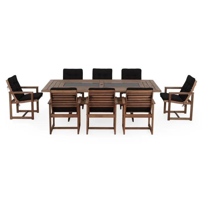 Marquise Table Granite Top 240x120cm Incl 8 Chairs - Image 7