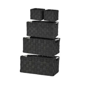Basket Black Rectangular L