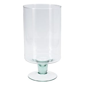 Footed Glass Vase 18x35cm