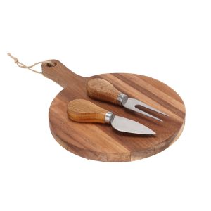 Cheese Board with 2 Knives (2 Designs)