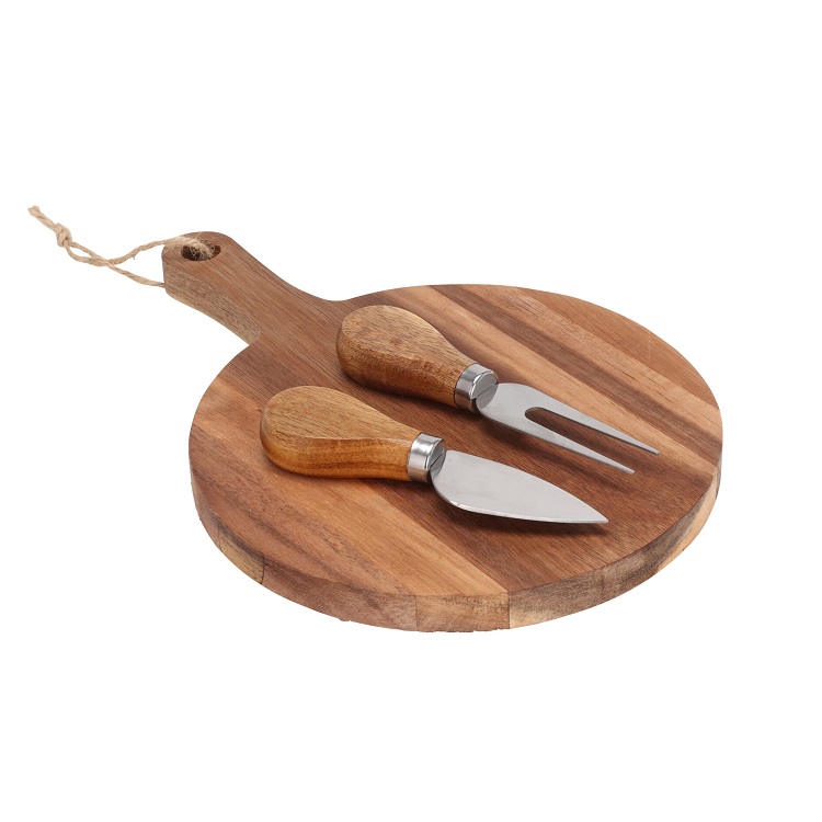 Cheese Board with 2 Knives (2 Designs) - Image 2