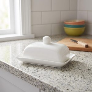 Porcelain Butter Dish 28cm