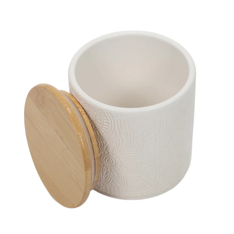 Stoneware Storage Jar 10x10.60cm - Image 3
