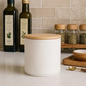 Stoneware Storage Jar 10×10.60cm