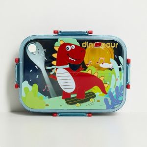 Kids Lunchbox with Spork 23x17cm (2 Designs)