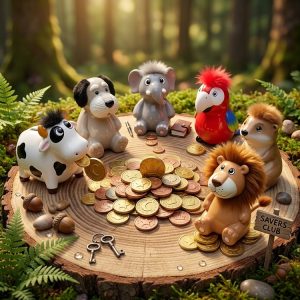 Animals Money Bank (6 Designs)