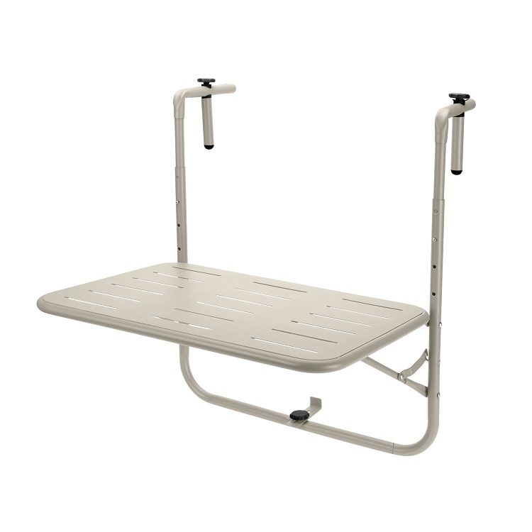 Balcony Hanging Table 60x43x70cm Beige - Image 2