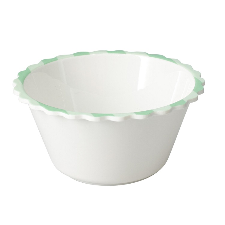 Melamine Bowl Flower Rim 14.50x7cm (4 Colours) - Image 4