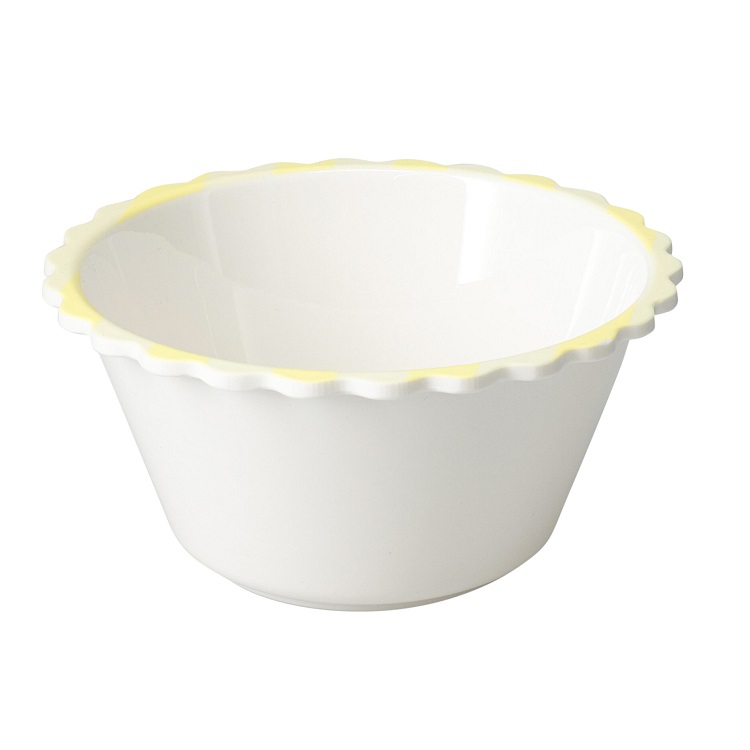 Melamine Bowl Flower Rim 14.50x7cm (4 Colours) - Image 5