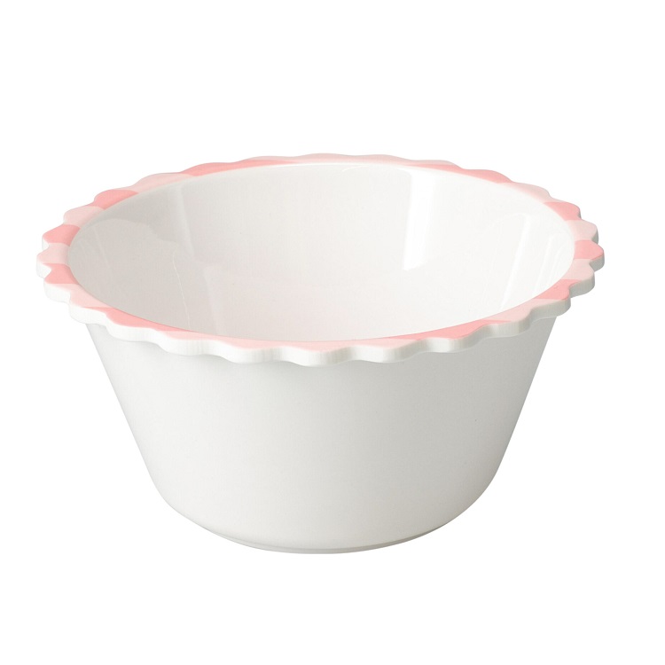 Melamine Bowl Flower Rim 14.50x7cm (4 Colours) - Image 7
