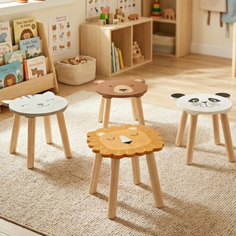 Stool for Children (4 Designs)