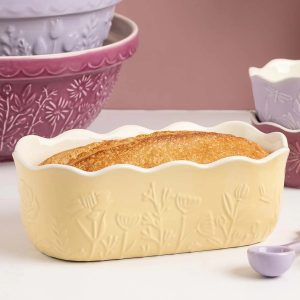 Mason Cash IN THE MEADOW YELLOW LOAF PAN 22.5x12x8