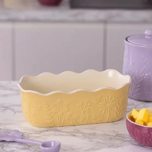 Mason Cash IN THE MEADOW YELLOW LOAF PAN 22.5x12x8
