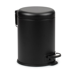 Pedal Bin 5 Lt Nordic Black