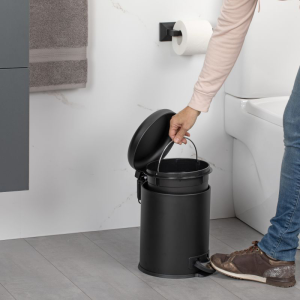 Pedal Bin 5 Lt Nordic Black
